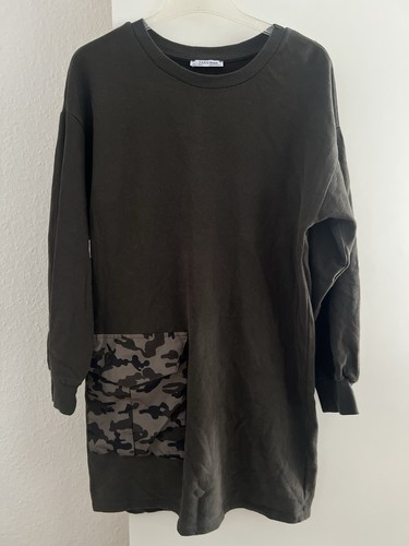 Zara damen sweatshirtkleid mit - sweatshirtkleid,