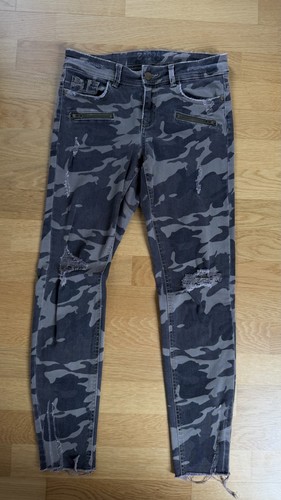 Zara stretch jeans - zara, camouflage