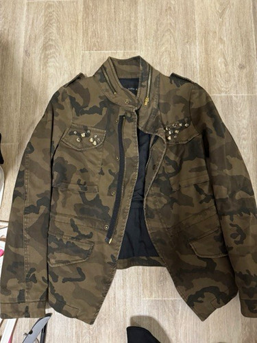 Zara basic camouflage jacke - zara,